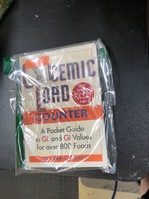 Photo 1 of The Glycemic Load Counter: A Pocket Guide to GL and GI Values for over 800 Foods