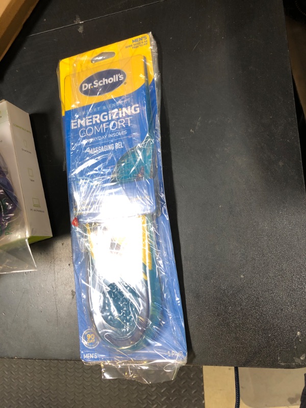 Photo 1 of Dr. Scholl’s Energizing Comfort Men’s Everyday Insoles with Massaging Gel - Clinically Proven, All-Day Energy and Comfort Inserts with Patented Triple Gel Design - Shock Absorbing, Arch Support