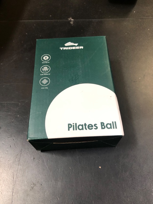 Photo 1 of Trideer 9-Inch Pilates Ball with Exercise Guide for Core Strength, Yoga, Stability, Stretching & Physical Therapy