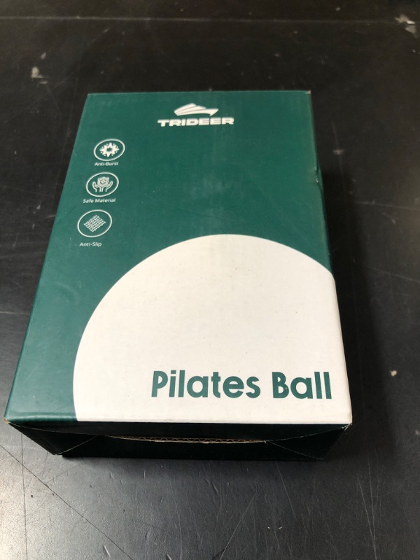 Photo 1 of Trideer 9-Inch Pilates Ball with Exercise Guide for Core Strength, Yoga, Stability, Stretching & Physical Therapy