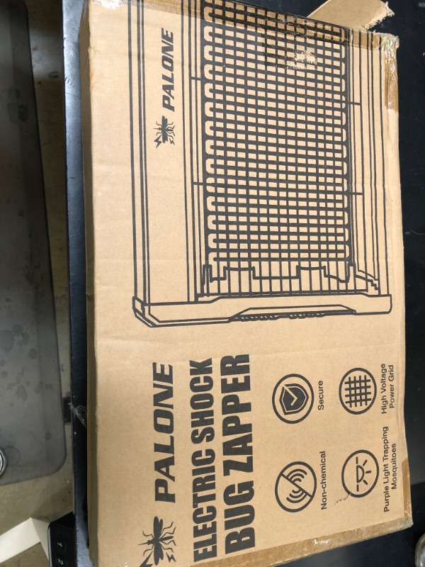 Photo 1 of PALONE Electric Bug Zapper 3200V Mosquito Zapper Killer Indoor Insect Killer with Hanging Chain Mosquito Trap with Removable Collection Tray USB Electric Bug Zapper Outdoor for Home Office (16 in)
