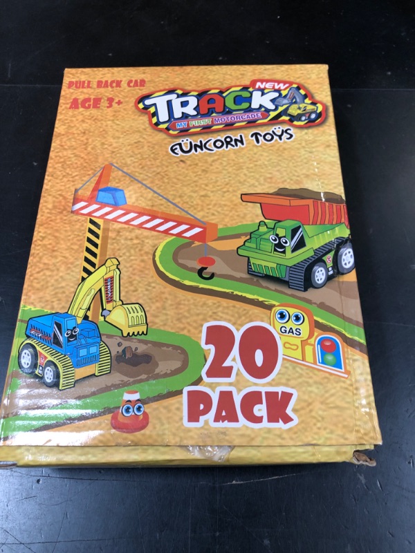 Photo 1 of Pull Back Car, 20 Pcs Assorted Mini Truck Toy and Race Car Toy Kit Set, Play Construction Vehicle Playset for Boy Kid Child Party Favors Birthday Game Supplies Pinata Stuffers Easter Egg Hunt Fillers