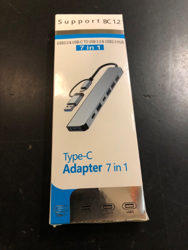 Photo 1 of ?Upgrade? USB C/USB Hub, BERLAT Aluminum 7 in 1 USB C & USB Hub with USB 3.0, USB 2.0 Ports for PC/Laptops/MacBook Pro/Air/iMac/iPad and More Devices