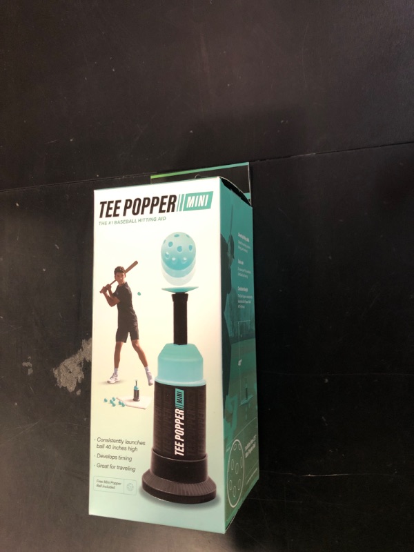 Photo 1 of Bandit Sports Baseball Training Mini Tee Popper, Hitting Tee for Perfect Swings, Batting Machine for Practicing Hitting Without a Pitcher (1 Popper Ball Included)
