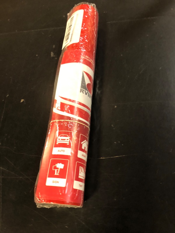 Photo 1 of 3M 680 Series Scotchlite Reflective Graphic Car Wrap Film in Red Reflective 72-4 Sheet 12" x 12" - Gloss Finish Cast Vinyl Vehicle Sheet Roll for Calipers