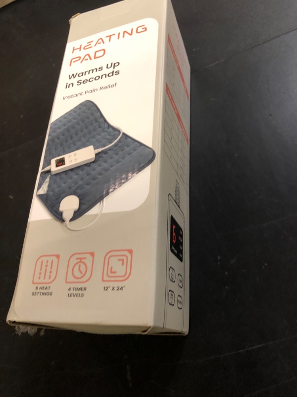 Photo 1 of Heating Pad for Back & Period Cramps, Portable Heating Pad for Neck and Shoulders and Back with Auto Shut Off Large, Machine Washable, Christmas Gifts for Women, Men