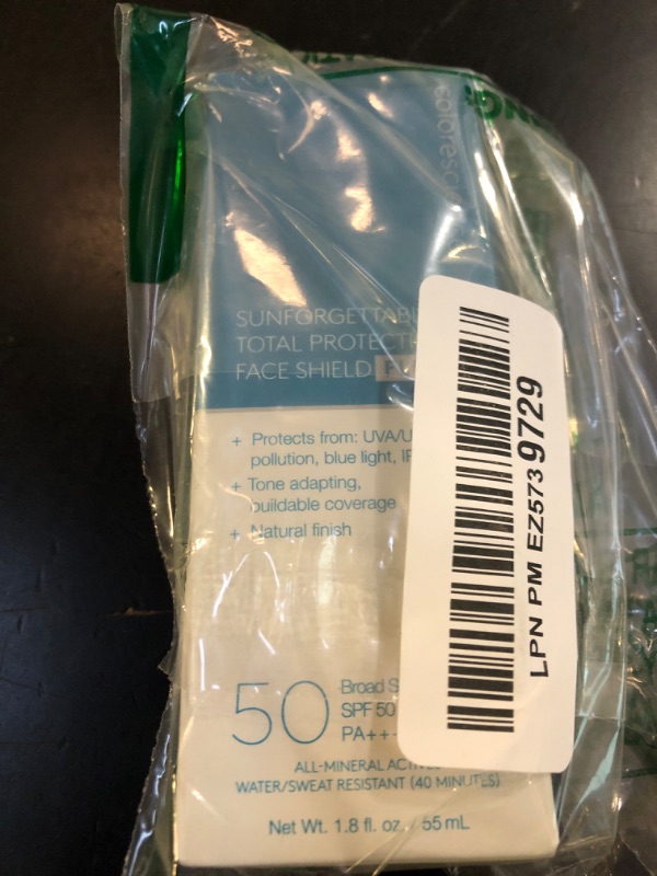 Photo 1 of Colorescience 50 to 70 SPF Total Protection Face Shield Flex SPF 50, Zinc Oxide Formula, Tan, 1.8 fl. oz.