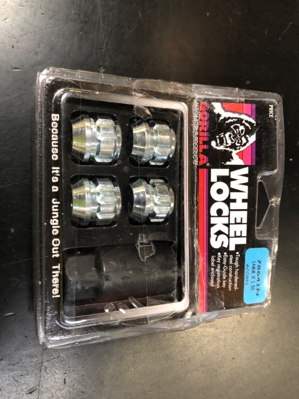 Photo 1 of Gorilla Automotive 78641N Acorn Open End Wheel Locks (14mm x 1.50 Thread Size) - Pack of 4