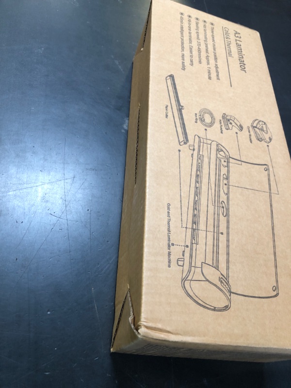 Photo 1 of Laminator Machine Thermal Laminating Machine with Sheets 11x17 Personal Laminator for Teachers, 13 Inch Lamination Machine 60S Warm Up Office Presentation laminators, A3 Portable Paper Laminate Kit