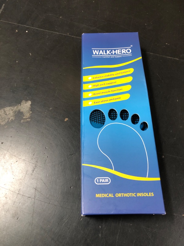 Photo 1 of Inserts Relieve Plantar Fasciitis - Flat Feet Insoles Arch Supports, Orthotic Insoles for Foot Pain Arch Pain Reduce Muscle Fatigue Absorb Shock (Mens 5-5 1/2 | Womens 7-7 1/2)