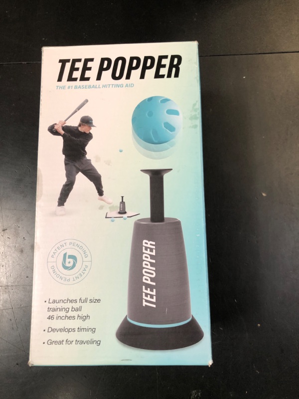Photo 1 of Bandit Sports Tee Popper, Durable Nylon Strength for Long-Lasting Hitting, Batting Tee for Perfect Swings, Baseball Training for Practicing Hitting Without a Pitcher (Ball not Included)