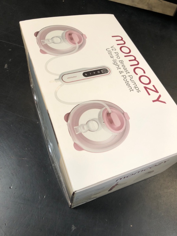 Photo 1 of Momcozy Breast Pump V2 Pro Ultra-Lightweight, Hands-Free & Portable Wearable Pump with Upgraded Integrated DoubleFit Flange, Quiet & Leak-Proof Electric Pump, 3 Modes|9 Levels, 17/19/21/24mm
