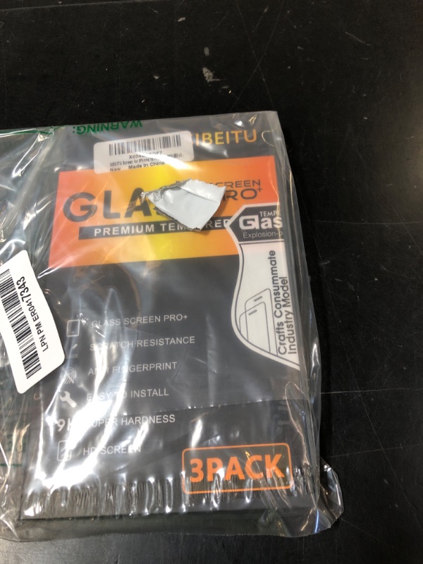 Photo 1 of SIBEITU 3 Pack Screen Protector for iPhone 16 Pro Max with 3 Pack Camera Lens Tempered Glass Protector, 6.9 Inch HD Clear Glass Film 9H Hardness Full Coverage, Scratch Resistent, No Air Bubbles