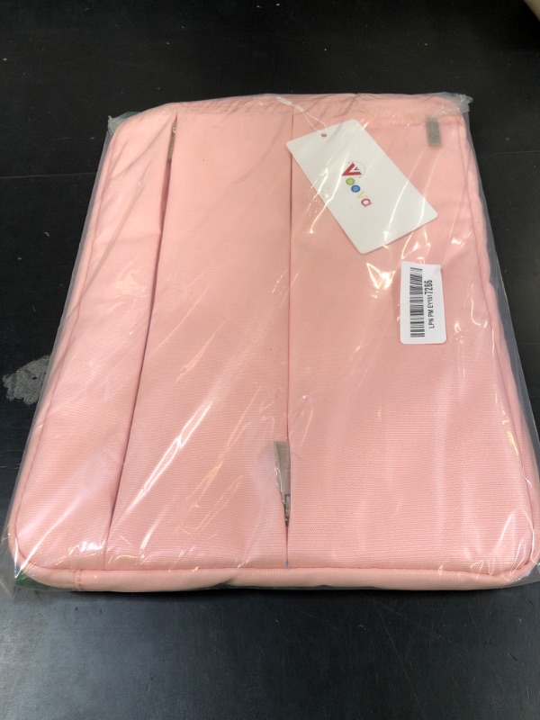 Photo 1 of Voova 14 15 Inch Laptop Sleeve Case, Waterproof Computer Bag Cover Compatible with MacBook Air 15 M2/M3/M4 2022-2025, MacBook Pro 15, Hp chromebook 14, 14-15” Dell Lenovo Acer Asus, Pink