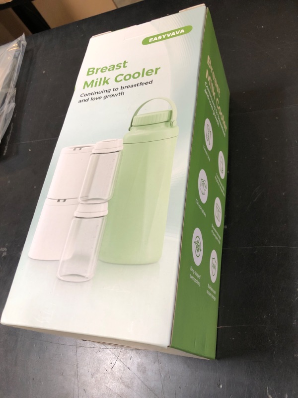 Photo 1 of EASYVAVA Portable Breast Milk Cooler Bottle-22oz Breastmilk Chiller for Outdoor Travel Mom, Keeps Milk Fresh Cooling for 24 Hours,Breastfeeding Essentials with 2pcs Bottle for Breastmilk Storage