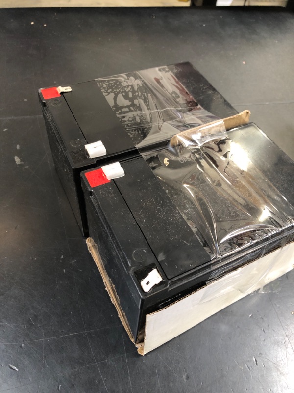 Photo 1 of Miady 12V 12Ah Rechargeable Sealed Lead Acid Battery (12a-2 Packs)