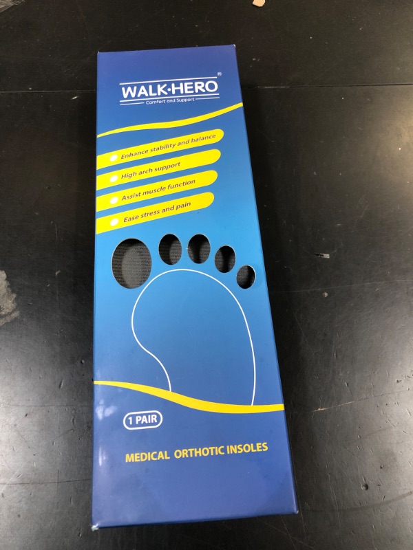 Photo 1 of Plantar Fasciitis Feet Insoles Arch Supports Orthotics Inserts Relieve Flat Feet, High Arch (Mens 13-13 1/2)