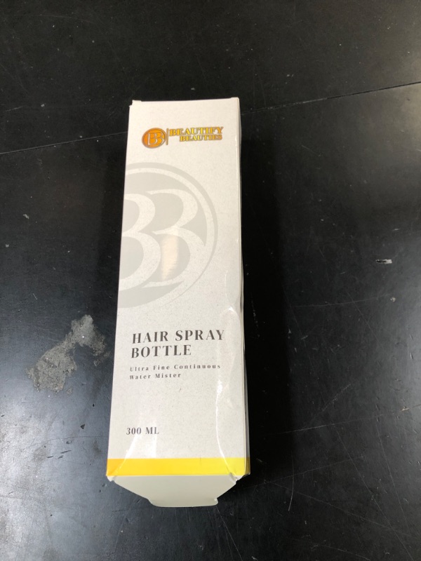 Photo 1 of BeautifyBeauties Spray Bottle For Hair – Continuous Mister Spray Bottle for Hairstyling, Cleaning, Plants, Pets, Barbers, Salons, Essential Oil Scents (10.1 Ounce)