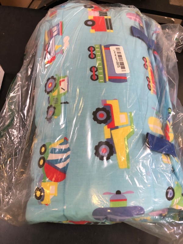 Photo 1 of Wildkin Kids Original Nap Mat – Cozy Kids Sleep Mat with Pillow, Ideal for School & Travel - Trains, Planes, and Trucks