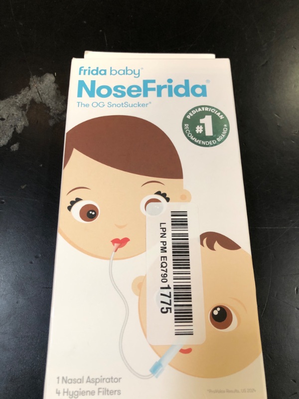 Photo 1 of Frida Baby NoseFrida SnotSucker for Baby, Nasal Aspirator for Baby, Nose Sucker Baby Nasal Aspirator & 4 Hygiene Filters to Help Baby Breathe Easy