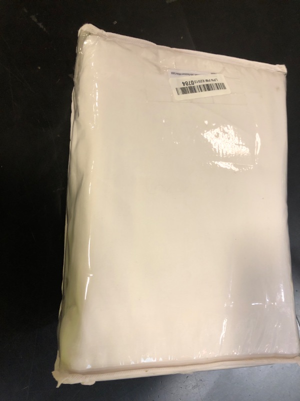 Photo 1 of eBeddy Linens 800 Thread Count Ultra Silky Soft Egyptian Cotton Oversized King 120x98 Size 3-Pieces Duvet Cover Hidden Zipper Closer & Corner Ties Durable and Fade Resistant White Solid