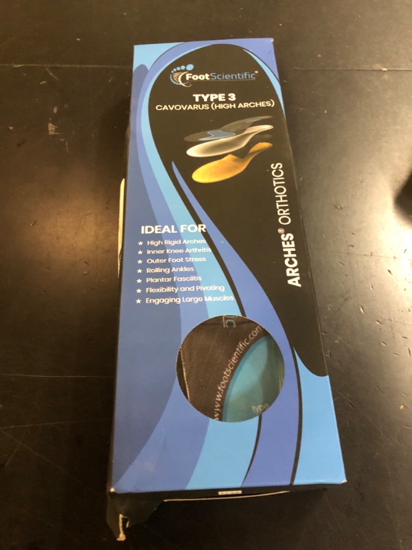 Photo 1 of Arches Insoles Type 3 - Supination/High Arch, Men’s Size 7-7.5 / Women’s Size 9-9.5