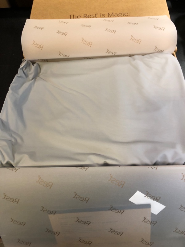 Photo 1 of REST® Evercool®+ Top Sheet, Full/Queen Size, Light Gray, 93"X108" (1 Flat Sheet only)