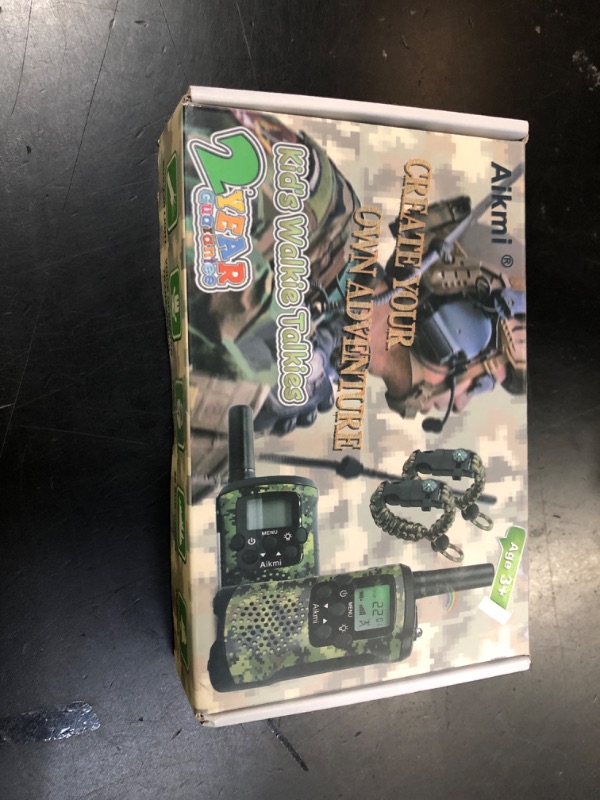 Photo 1 of Walkie Talkies for Kids 22 Channel 2 Way Radio 3 Miles Long Range Handheld Walkie Talkies Durable Toy Best Birthday Gifts for 6 Year Old Boys and Girls fit Adventure Game Camping (Green Camo 1)