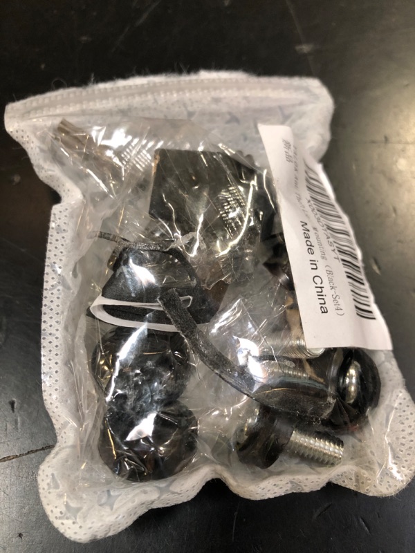 Photo 1 of YALOK Anti Theft License Plate Screws Kits- Rustproof Stainless Steel Car Tag Plate Mounting Hardware, M6 (1/4") Tamper Proof Fastener Nut, Caps Cover for Front Rear Frame Holder Mounting?at-Black/4?