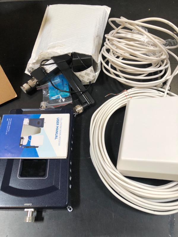 Photo 1 of Cell Phone Booster for Home & Multi-Room,Up to 6500 sq ft,Cell Phone Signal Booster for Band 66/25/2/4/5/12/13/17,Boost 5G 4G Data for All U.S. Carriers FCC Approved Cell Booster

