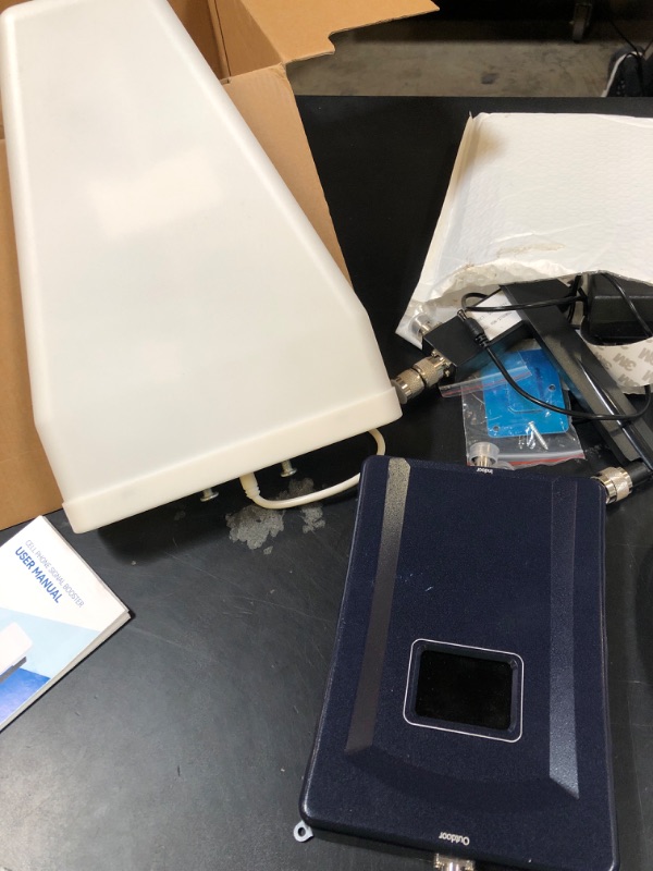 Photo 1 of Cell Phone Booster for Home & Multi-Room,Up to 6500 sq ft,Cell Phone Signal Booster for Band 66/25/2/4/5/12/13/17,Boost 5G 4G Data for All U.S. Carriers FCC Approved Cell Booster

