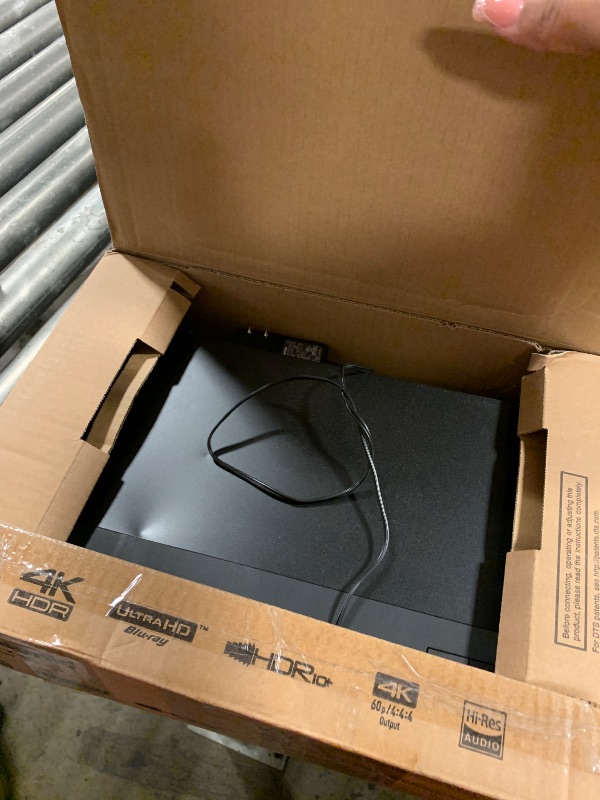 Photo 1 of Panasonic 4K Blu Ray Player, Ultra HD Premium Video Playback and Hi-Res Audio - DP-UB154P-K (Black)