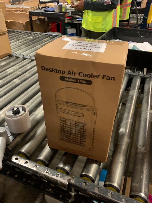 Photo 1 of FANCOLE Small Air Conditioner, 5400mAh Battery, 2 Ice Packs Evaporative Air Cooler, 7H Smart Timer & 16.5ft Remote, 7-Color Light, 1200ML Water Tank, 3 Speed & 2 Cool Mist Portable AC Unit for Bedroom