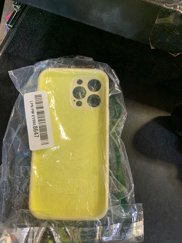 Photo 1 of LOVE 3000 Designed for iPhone 14 Pro Max Case, Premium Silicone with [Soft Anti-Scratch Microfiber Lining] Shockproof Protective Phone Case for Men Women Girls 6.7", Creamy Yellow