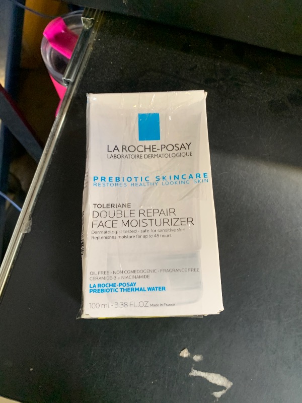 Photo 1 of La Roche-Posay Toleriane Double Repair Face Moisturizer, Daily Moisturizer Face Cream with Ceramide and Niacinamide for All Skin Types, Oil Free, Fragrance Free