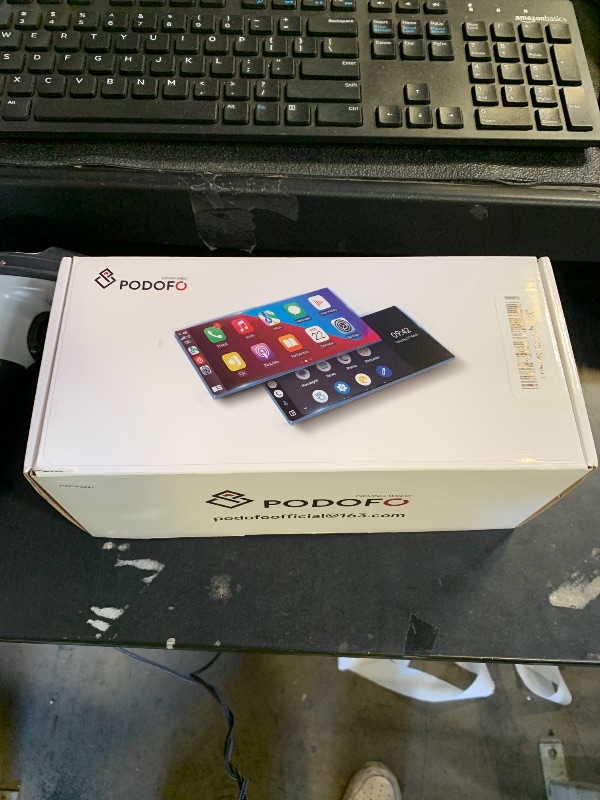 Photo 1 of Podofo 10.26inch Wireless Carplay Screen for Car,Wireless Carplay Android Auto,1080P IPS Touch Screen 2 Bluetooth/Hands-Free/GPS/FM/Aux/TF Card/MirrorLink/Camera Not Included