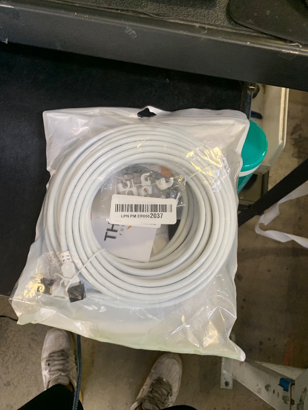Photo 1 of QIFGUO Cat 8 Ethernet Cable 50 ft Internet Network LAN Cable High Speed 2000Mhz 40Gbps RJ45 Cables for Gaming, Xbox, PS4, Modem, Router - Compatible for Cat7/Cat6e/Cat5e Network - White