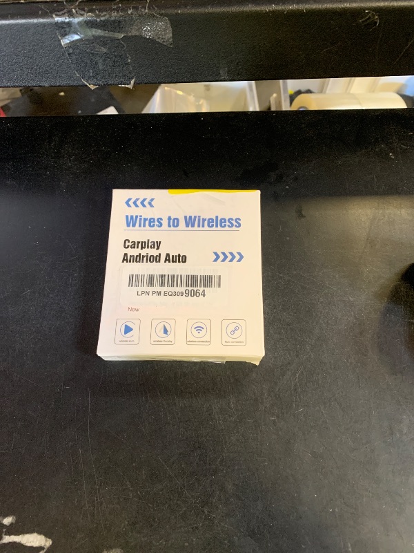 Photo 1 of Wireless CarPlay Adapter and Android Auto Wireless Adapter 2025 Upgrade 2 in 1, Mini USB/USB C Design Stable Connection for Wired Apple CarPlay, Compatible for iOS 10+ Android 11+