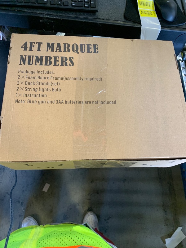 Photo 1 of 
4FT MARQUEE NUMBERS 