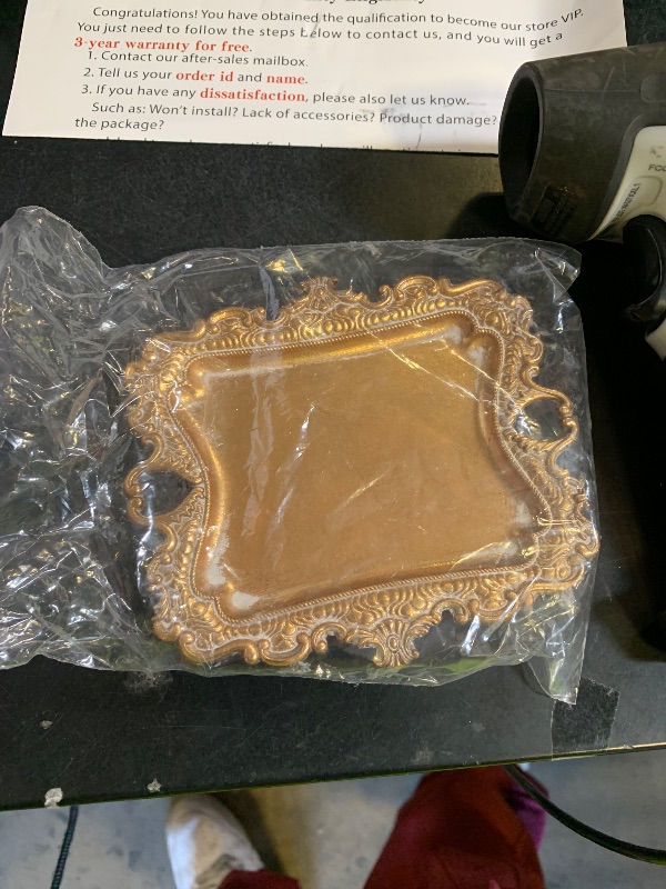 Photo 1 of VINTAGE GOLD JEWELRY TRAY 