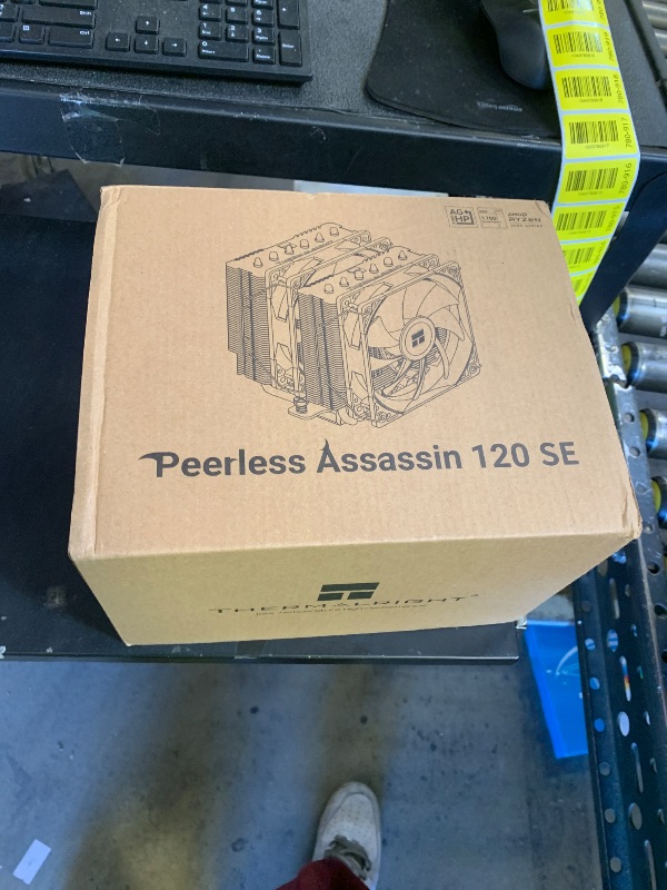 Photo 1 of Thermalright Peerless Assassin 120 SE CPU Cooler, 6 Heat Pipes AGHP Technology, Dual 120mm PWM Fans, 1550RPM Speed, for AMD:AM4 AM5/Intel LGA 1700/1150/1151/1200/1851,PC Cooler