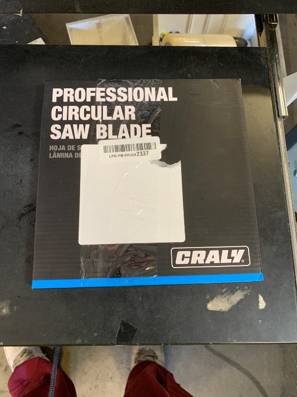 Photo 1 of CRALY 7-1/4 Inch 60 Teeth Ultra Fine Finish Wood Cutting Circular Saw Blade, 5/8 Inch Arbor, Carbide Tipped, Thin Kerf, Black Ice™ Coating, for Plywood, MDF, OSB, Laminated, 2-Pack(C0760FF-2)