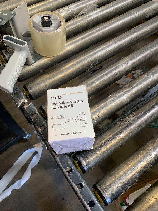 Photo 1 of Nessus Reusable Kit for Nespresso Pods Vertuo, Reuse Old Coffee Pods for Nespresso Vertuo: 100 Pcs Aluminum Foil Seal Lid, Holder, Brush, Refillable Vertuo Plus Next Capsule Machine(No Pods Come)