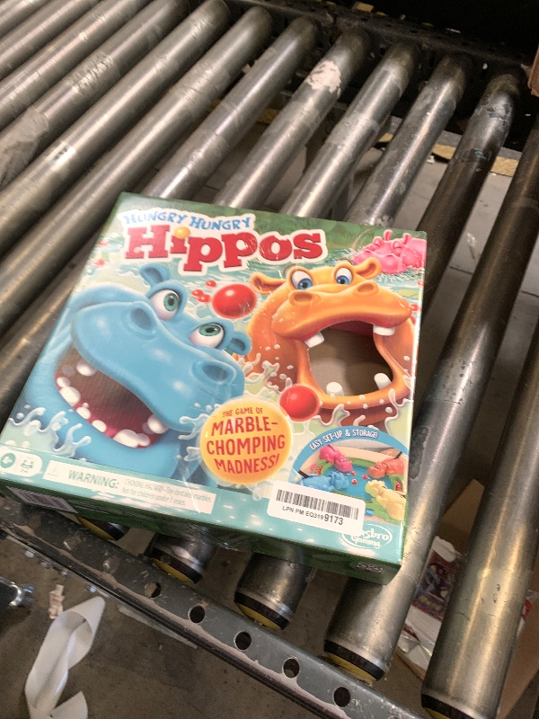 Photo 1 of Hungry Hungry Hippos Game for Preschoolers | Instant Marble Relaunch, Easy Set-Up & Storage| Ages 4 and Up | 2 to 4 Players | Kids Games