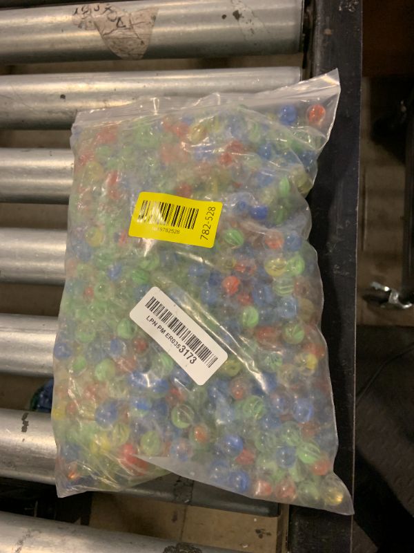 Photo 1 of Sotiff 1000 Pieces Marbles Bulk Cats Eyes Glass Marbles Color Mixing 0.55 Inch Solid Round Glass Marble for Kids Slingshot DIY Home Decoration Chinese Checkers Game(Classic)