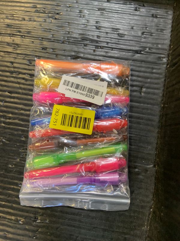Photo 1 of SCStyle Invisible Ink Pen 10Pcs Latest Spy Pen with uv Light Magic Spy Marker Kid Pens for Secret Message and Birthday Party,Writing Secret Message for Easter Day Halloween Christmas Party Bag Gift