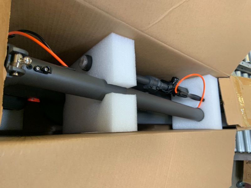 Photo 1 of Electric Scooter for Adults, Powerful 500W Motor, 22 Mph Maximum Speed and 22 Miles Range, 10" Solid Tires, Aluminum Alloy Folding Kick Scooter with Dual Suspension
