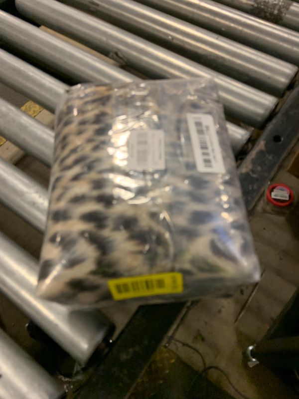 Photo 1 of Leopard Print Area Rug Faux Cowhide Skin Fur Non-Slip Cheetah Rug Small Accent Distressed Animal Print Hide Mat Floor Carpet for Door Mat Entryway Bedrooms Laundry Room Decor 3.3x2.95Ft, Leopard