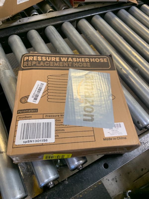 Photo 1 of Pressure Washer Hose 32FT, 3300PSI 1/4" Power Washer Hose with M22-14 Brass Fitting, Kink Resistant, No-Leak Design, Durable Replacement Hose fo Ryobi, Greenworks, CRAFTSMAN Most Brand Power Washer