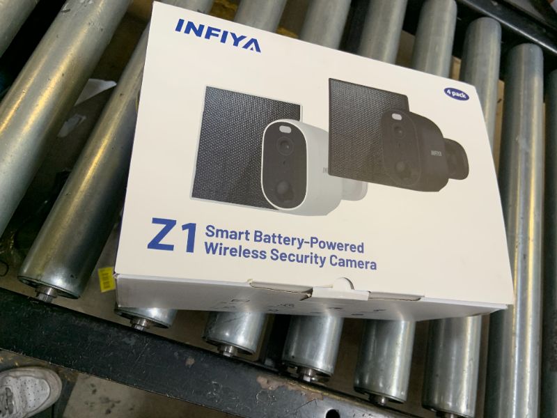 Photo 1 of INFIYA Security Cameras Wireless Outdoor-Solar&Battery Powered 2K 2.4G Cameras for Home Security, Instant Alert, AI Human Detection, Color Night Vision, 2-Way Talk, SD Storage, Work with Alexa, Z1 4P